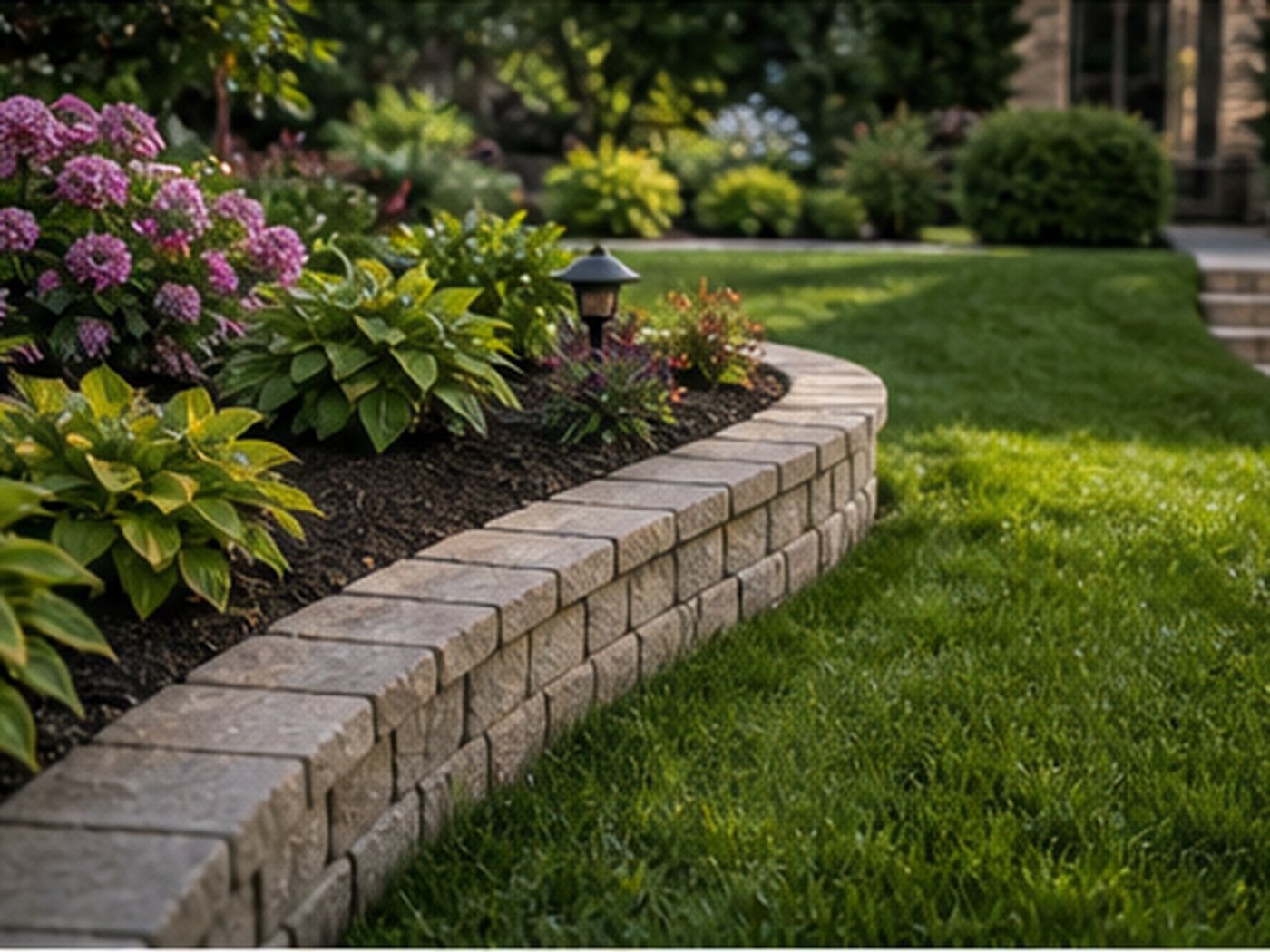 Apex Landscaping & Exterior Care crew on a residential landscaping job