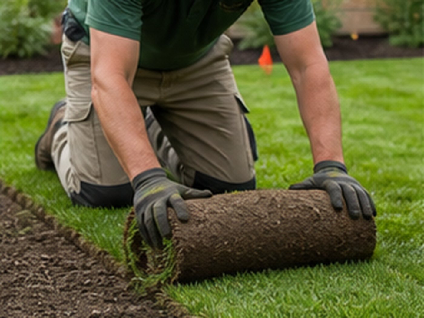 Apex Landscaping & Exterior Care crew working around a residential property